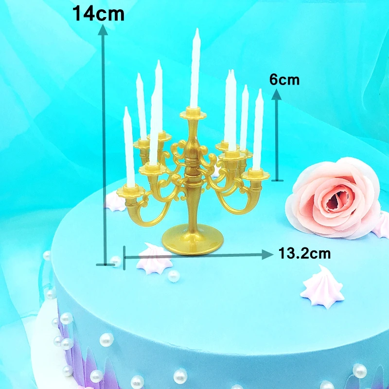 1 комплект подсвечники 9 шт. лампы в форме свечи торт фигурки жениха и невесты