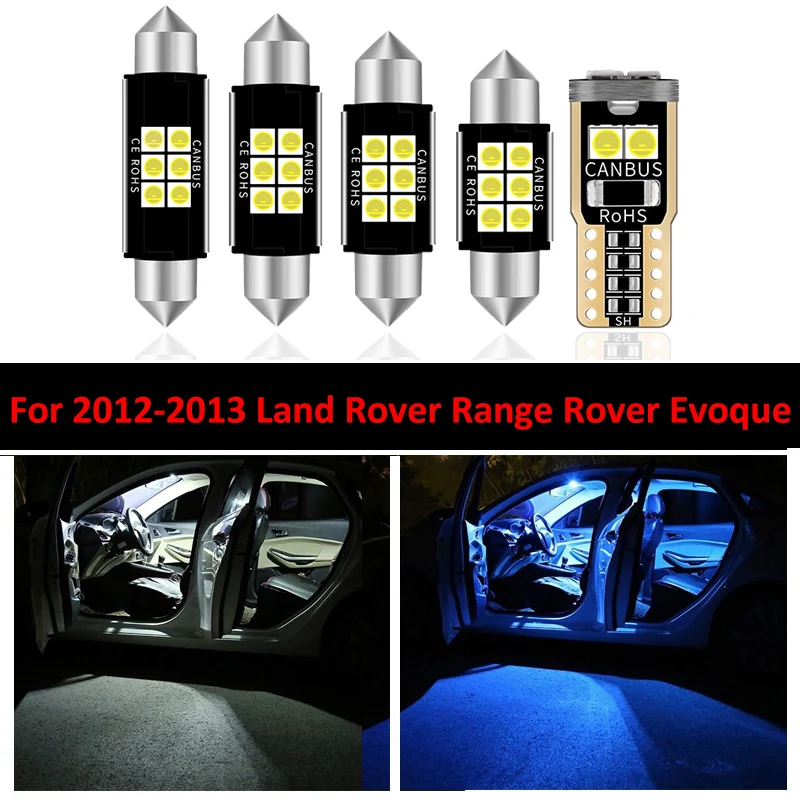 

Best Stylish 20 PCs/set Bulbs LED Reading Map Dome Light Kit For 2012-2013 Land Rover Range Rover Evoque License Plate Lamp