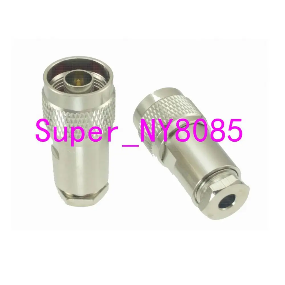 1pce Разъем N штекер зажим RG58 RG142 LMR195 RG400 прямой кабель|cable clamp connector|cable connectorcable rg58 |