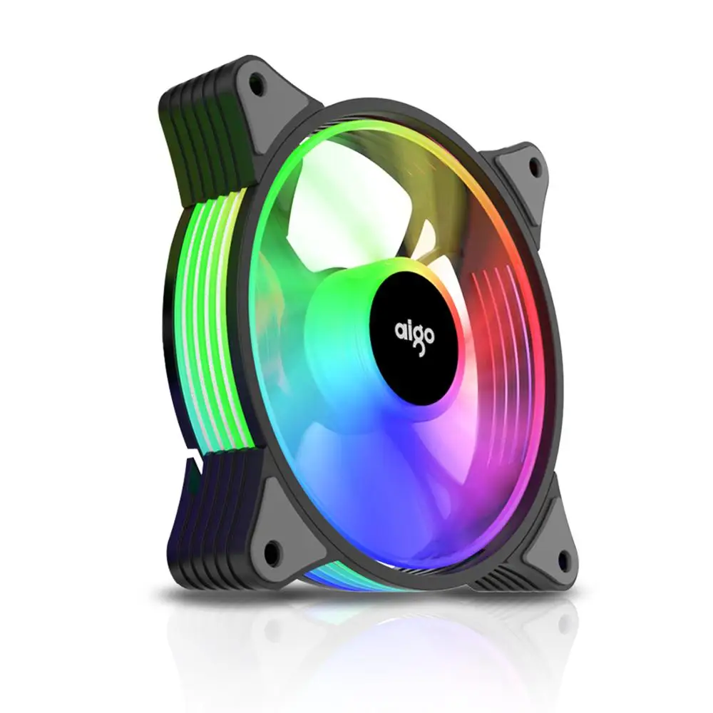 Aigo AR12 pc компьютер 120 мм чехол вентилятор RGB радиатор аура синхронизация SATA