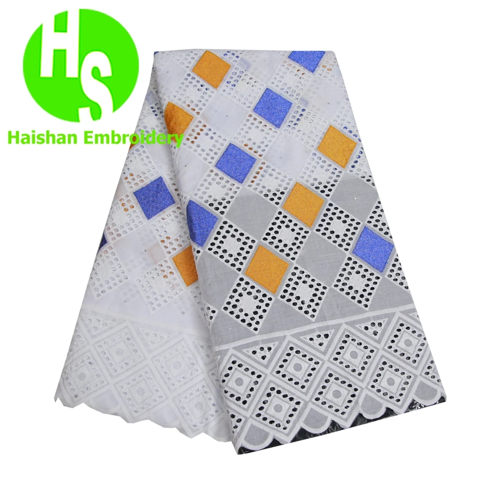 Новейшая швейцарская вуаль кружева из чистого хлопка 2019 африканская кружевная