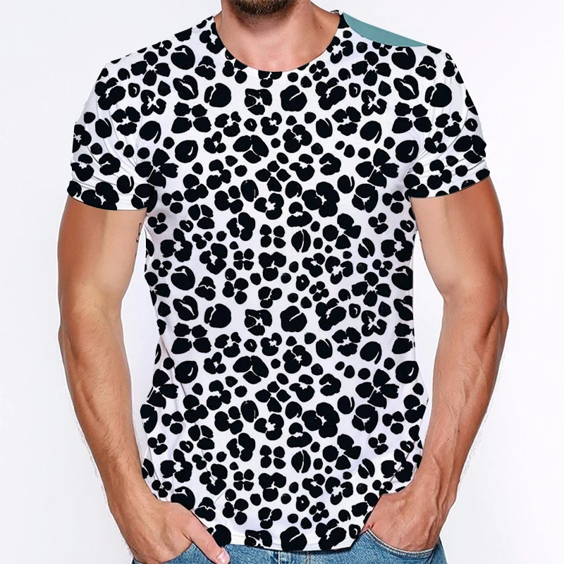 

Coolstyle Leopard 3d Print T Shirt Men Women Funny Animal Shirt 3D Short Sleeve Summer Short Sleeve Tee Streetwear Tops