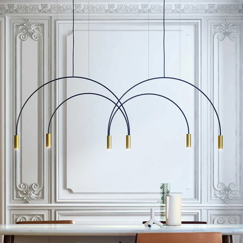 Современная Минималистичная Люстра для ресторана и бара Оригинальная