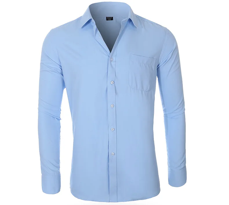 

Men Shirts Classic Style Men Clothing 2018 Long Sleeve Turn-down Collar Casual Solid Hawaiian Tops Japanese Streetwear
