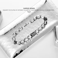 reamor luxury freedom diy bracelets men women detachable stainless steel natural stone zircon hematite bracelet trendy jewelry