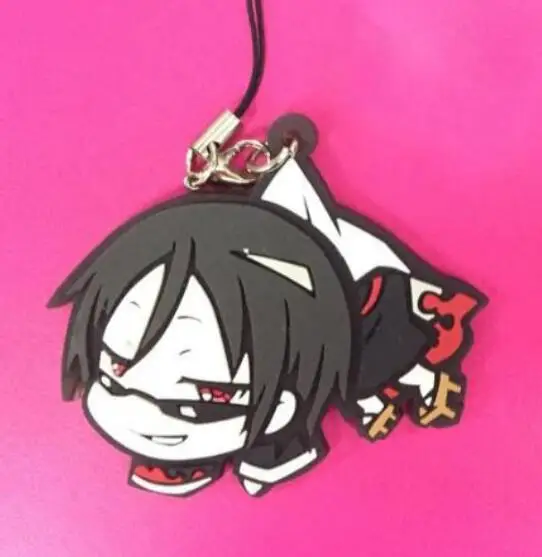 Servamp аниме брелок вампира MAHIRU KURO снег Лили JEJE Гайд каучуковый ремешок/мобильный