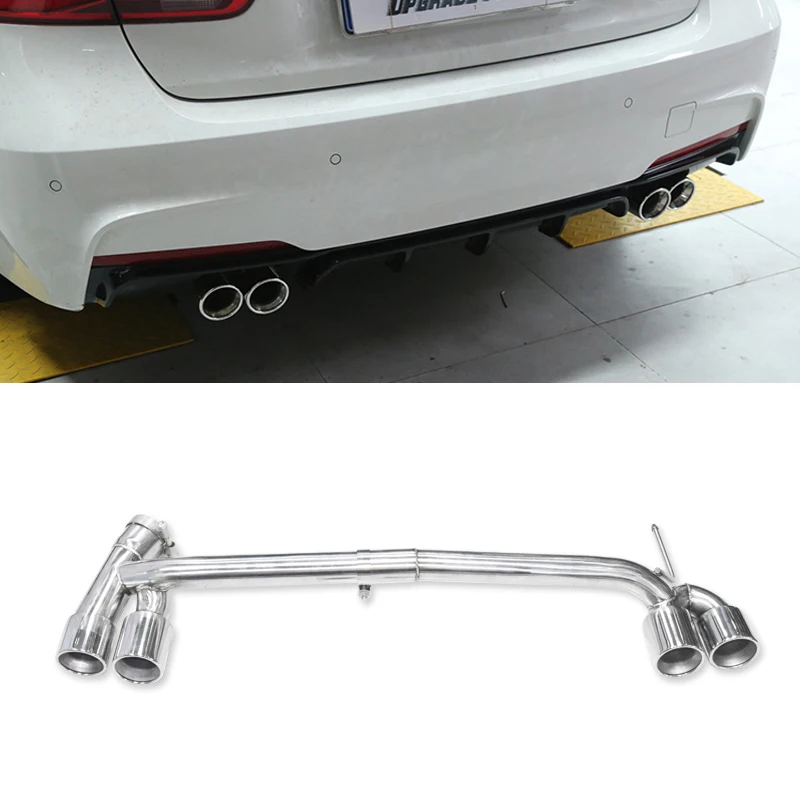 Наконечник Выхлопной Трубы из углеродного волокна для BMW F30 320i 318i 2013-2016 M sport 3 Series
