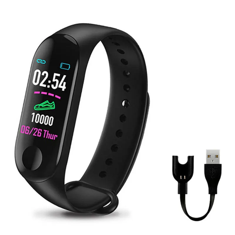 

Bluetooh Band 3 Smart Watch Men Women Smartbracelet M3 Sport Waterproof Smartband Fitness Blacelet Sleeping Smartwatch Android i