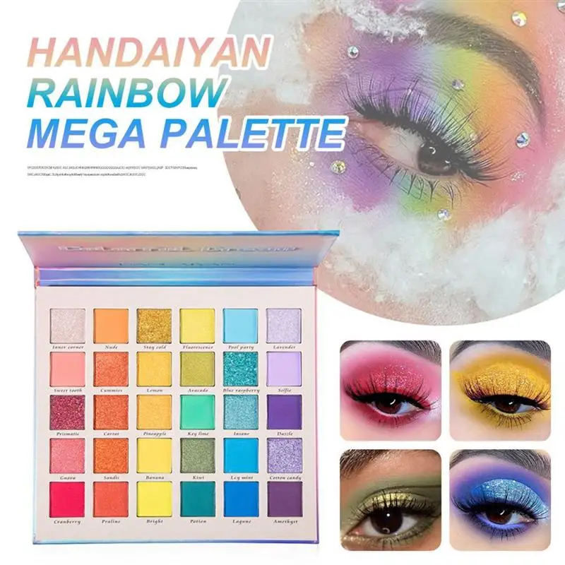 

30 Colors Eyeshadow Palette Matte Shimmer Glitter Eyeshadow Powder Makeup Long Lasting Eye Shadow Beauty Cosmetic For Women