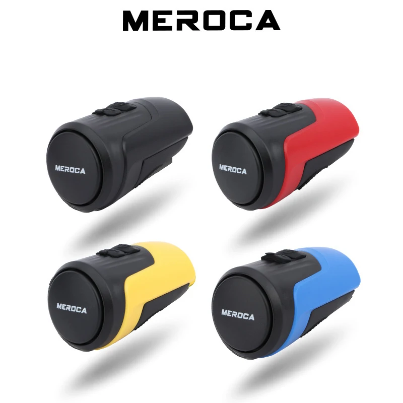 MTB Bicycle Bell Electric Horn With Alarm 4 Kinds Of Sounds Road Bike USB Charging Safety Anti-theft Accessories |