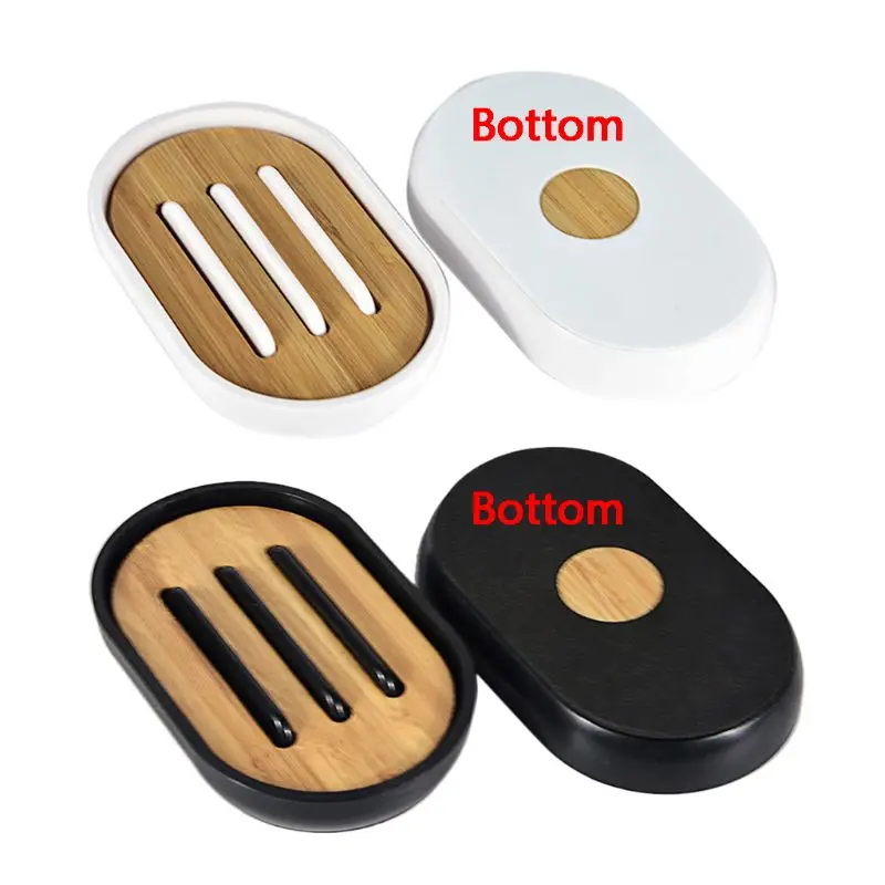 Бамбуковый держатель для мыла подставка ванной и душа коробка хранения стойка