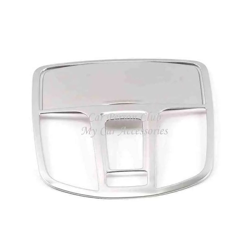 04-silver 2pcs Нержавеющая сталь для hyundai ix35 Внутреннее освещение для чтения лампа панель крышка лампы для чтения молдинг рамка планки автомобильные аксессуары - Цвет: 04-silver 2pcs