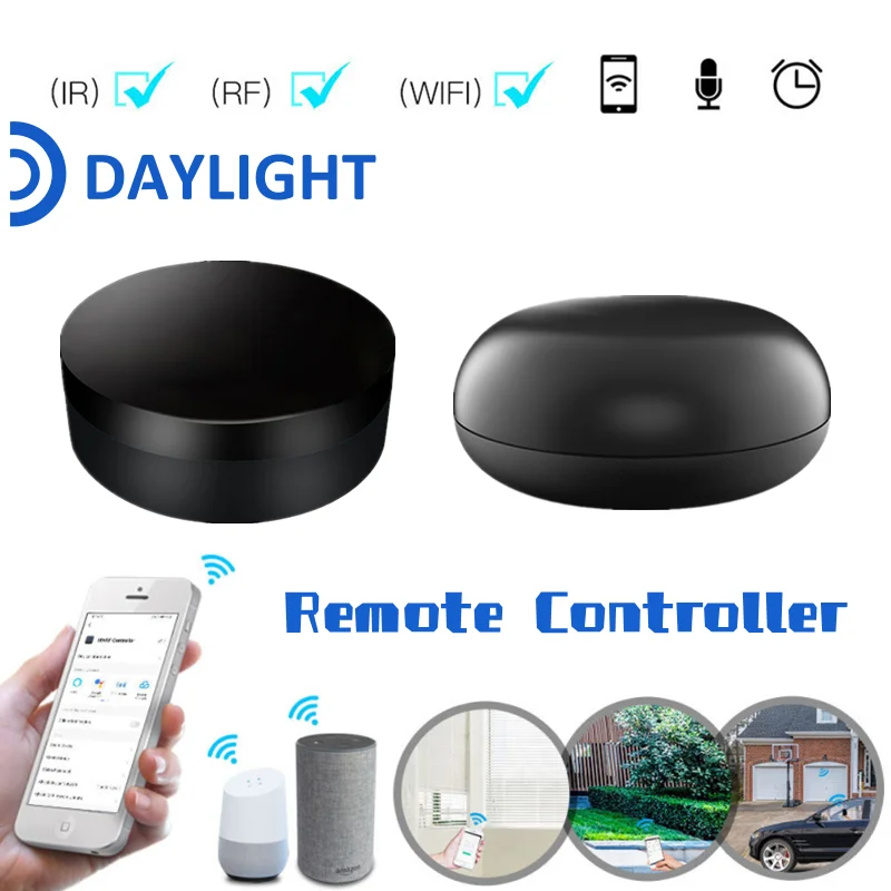 

Tuya Smart WiFi RF+IR Universal Remote Controller for Air Conditioner TV Smart Life App Voice Control With Alexa Google Home