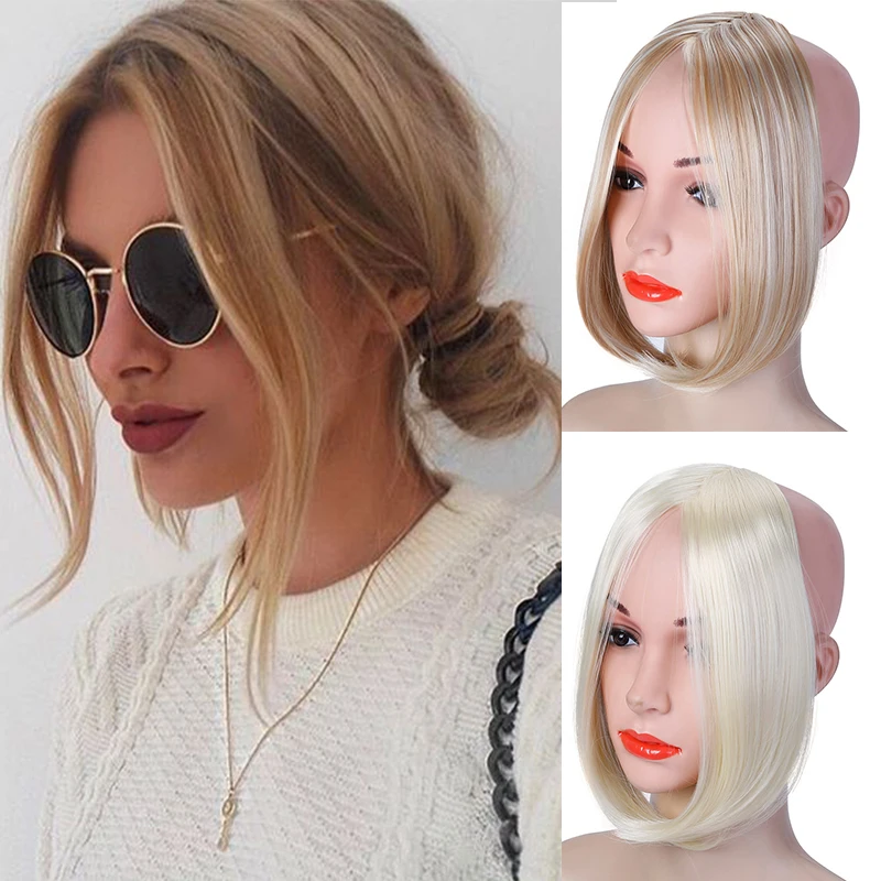 LUPU женский передний зажим в челке бахрома наращивание волос синтетическое