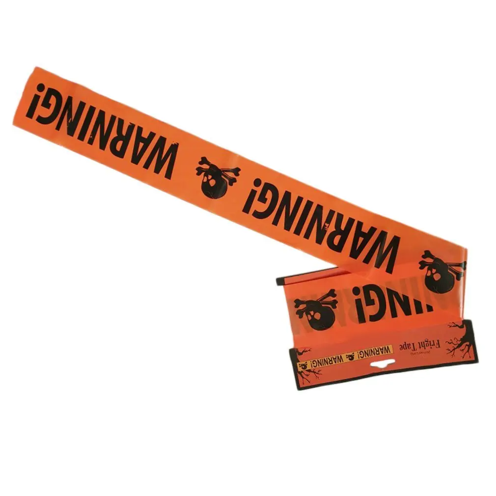 Предупреждение ющая сигнальная лента Хэллоуин вечерние реквизит декор