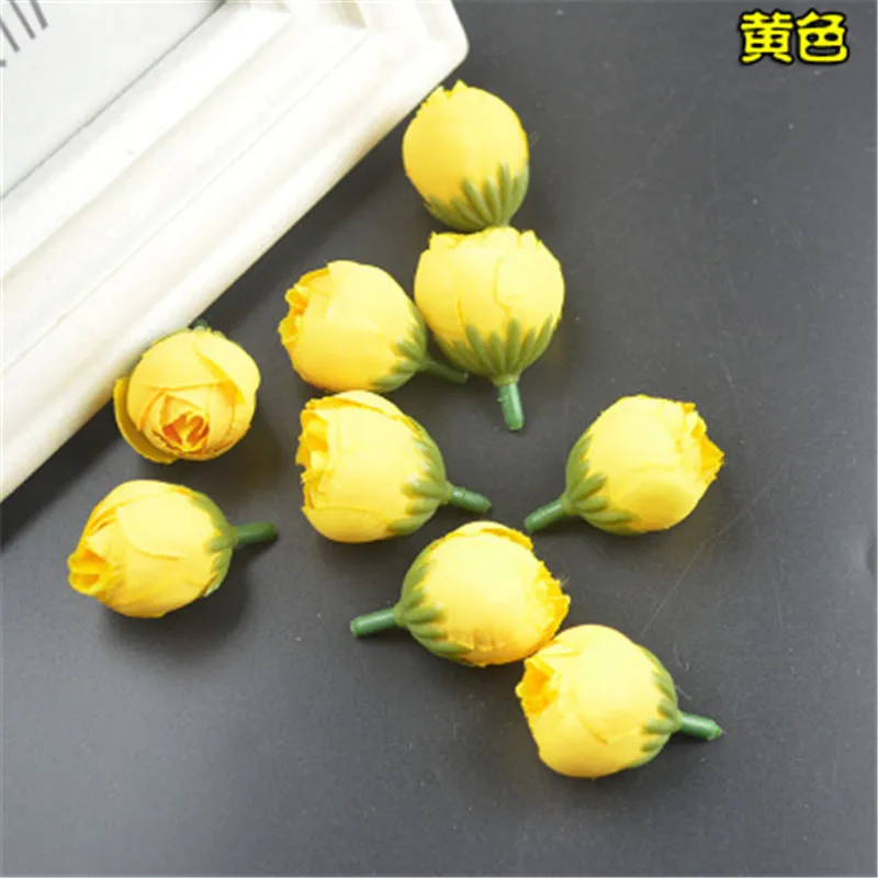 Искусственные цветы &quotсделай сам&quot 2 см маленькая чайная роза Аксессуары