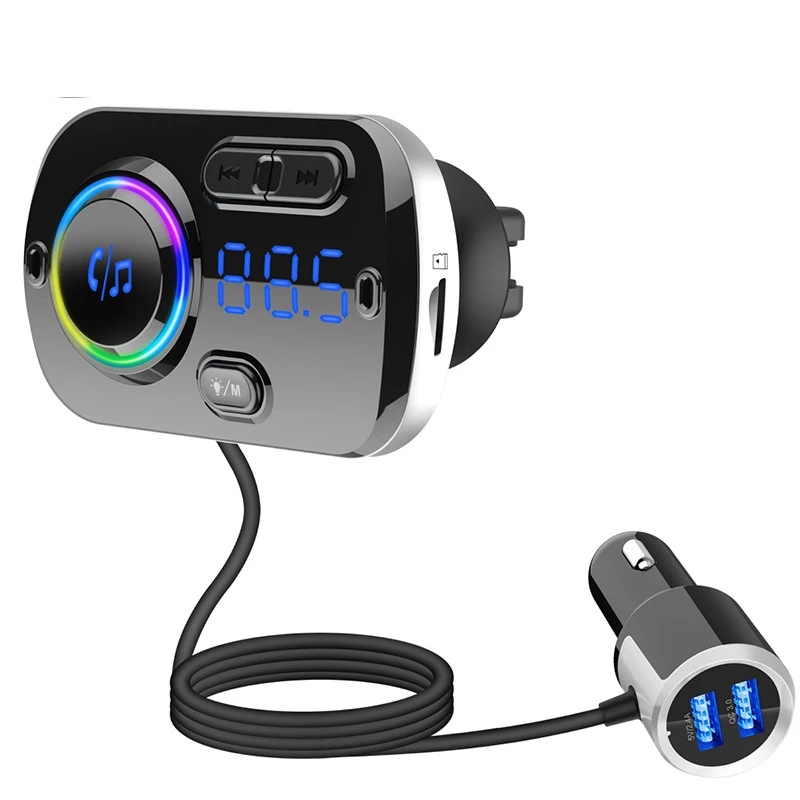 

50 шт./лот BC49BQ автомобиля Bluetooth FM передатчик модулятор для авто Handsfree Car радио Мощность адаптер Mp3 аудио плеер
