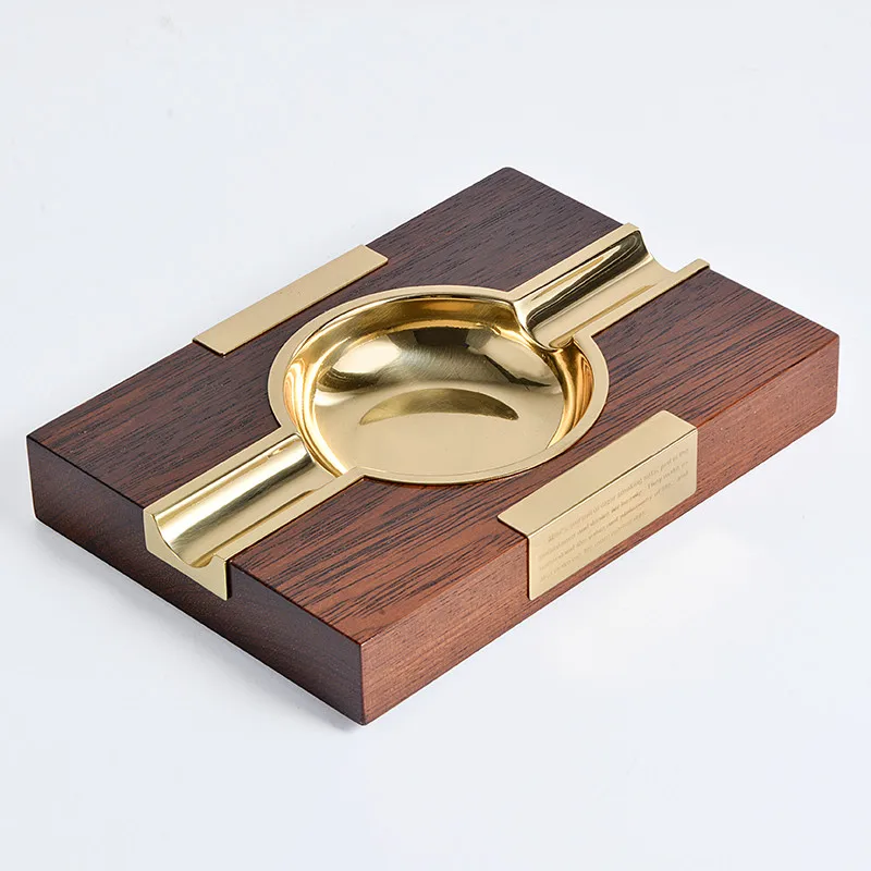 Аксессуары для сигар VOLENX металлическая пепельница из твердой древесины