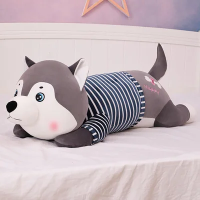 

120cm Kids Animals Plushie Toys Large Dog Birthday Gift Cartoons Plush Toy Animals Plushie Doll Animals Toy Christmas Gift DA60M