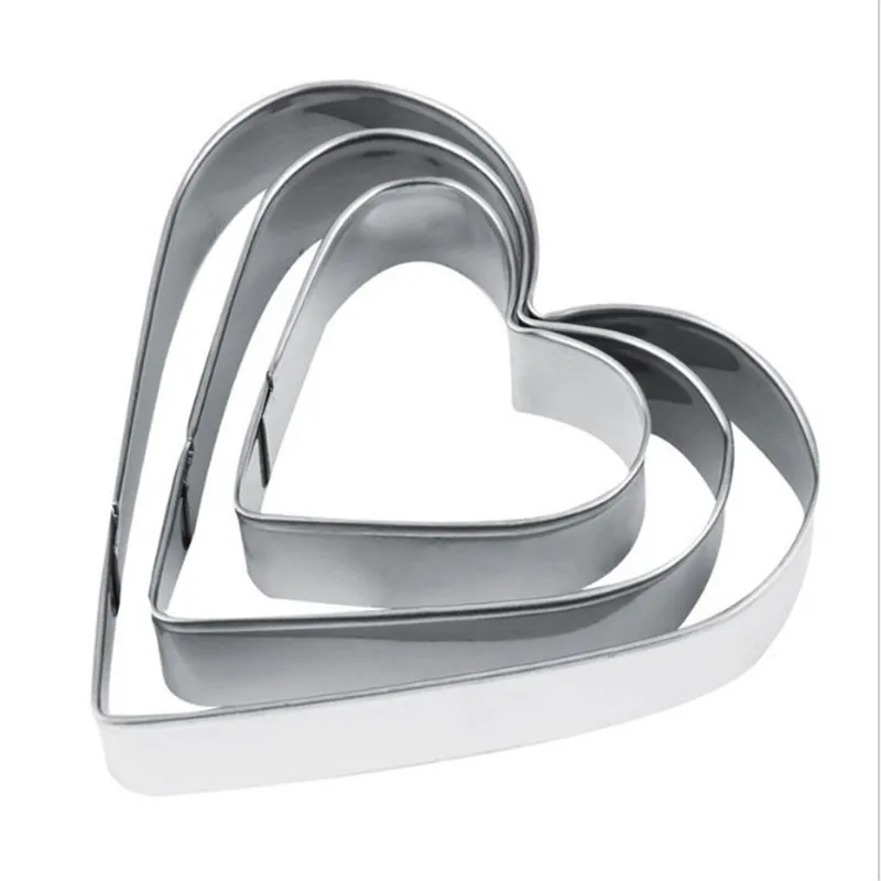 3 шт./компл. резак для печенья в виде сердца и звездочек кухонные аксессуары