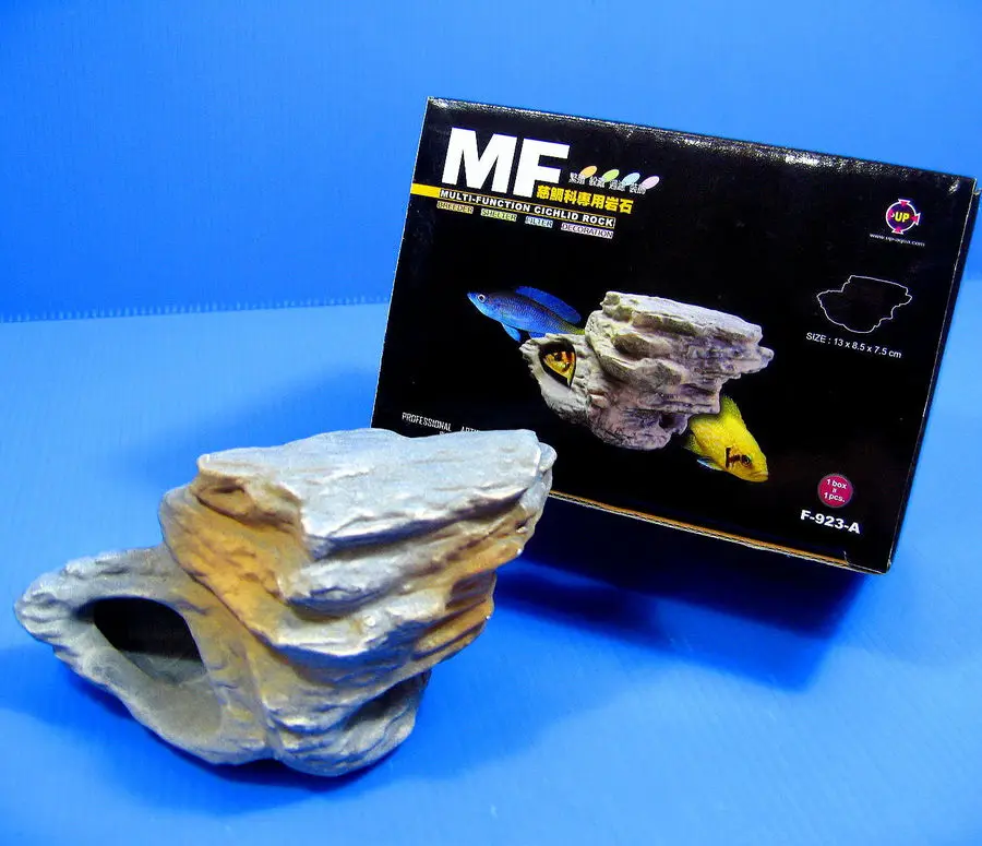 Аквариум Mf Cichlid камень керамический аквариум каменная пещера Декор F923A