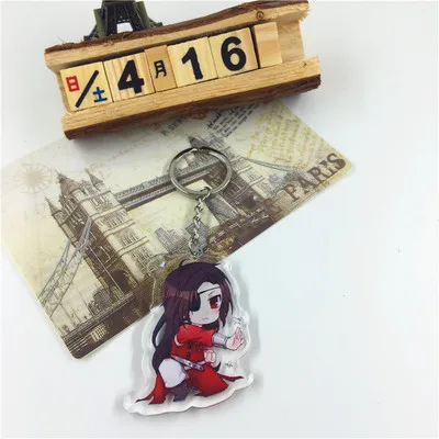 22 Аниме Тянь Гуань Ci Fu брелок Xie Lian Hua Cheng He Xuan акриловый брелок милый мультфильм кулон брелок ювелирные изделия подарок llaveros - Цвет: 22