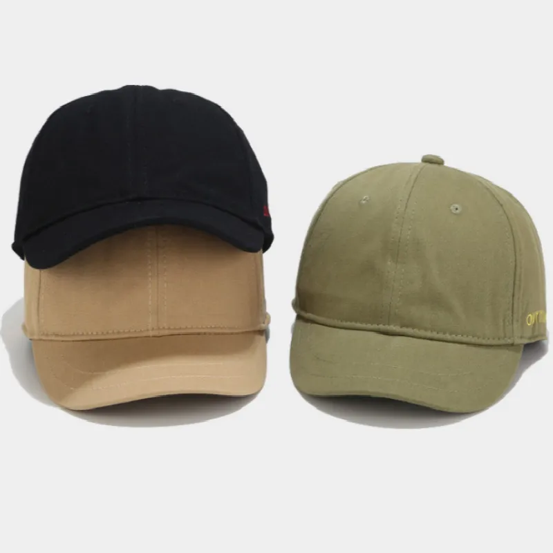 Мужская бейсбольная кепка с короткими полями хлопковая в стиле хип-хоп на весну и