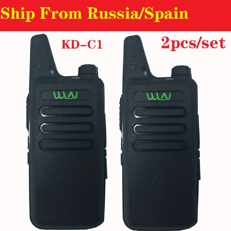 Портативная рация WLN KD C1 Mini Wiress Walkie Talkie UHF 2 шт.|Рации| |