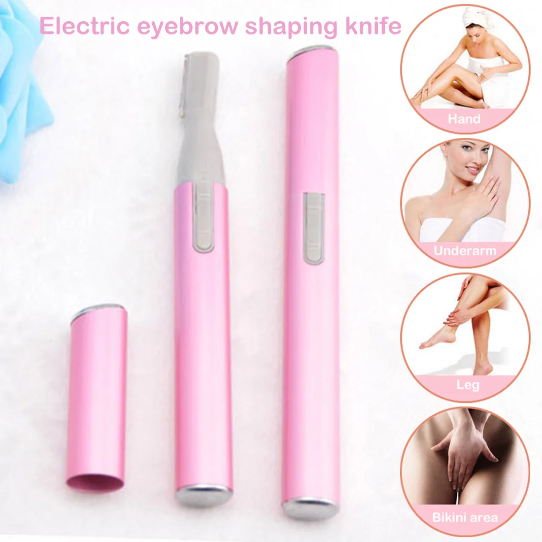 Новый электрический триммер для бровей портативный прибор удаления волос
