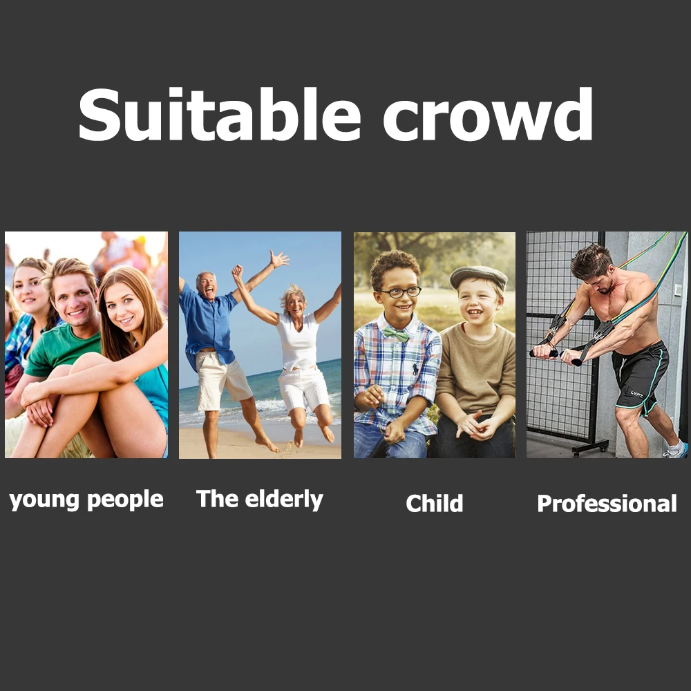 11 шт./компл. латексные резинки Тренировка мышц упражнения Йога тянущие ремни