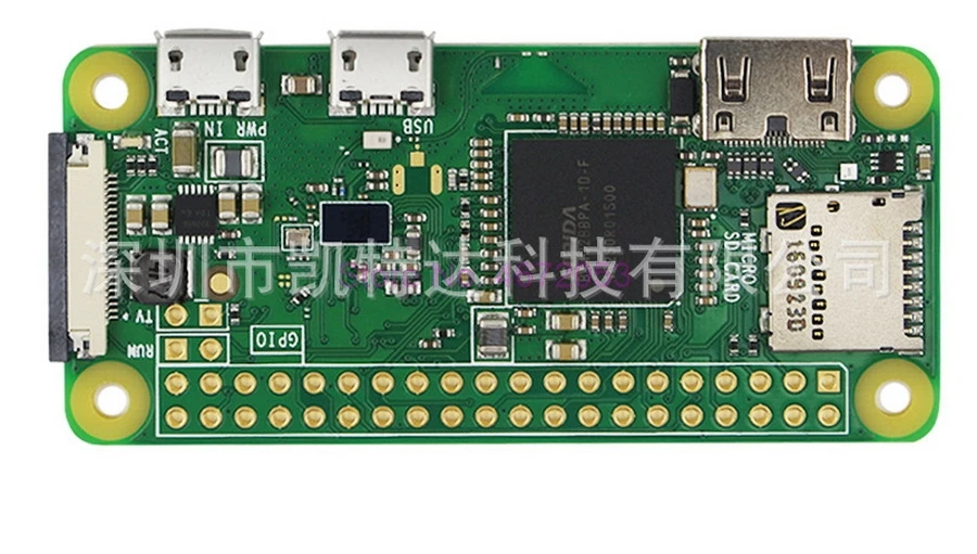 Плата для Raspberry Pi Zero W беспроводная плата 0 с Wi Fi и Bluetooth 1 ГГц 512 МБ ОЗУ операционная