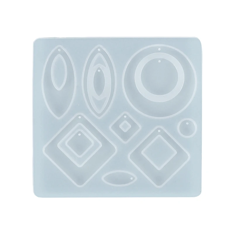 

Earrings Pendant Jewelry Mold Pendant Decoration Rhombus Irregular Mirror Mold