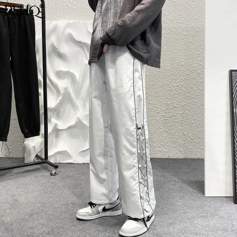 

PFHQ 2021 Autumn New Men's Casual Pants Ins Fashion Brand Personalized Loose Youth Leggings Fashion Drawstring Trousers 21D384