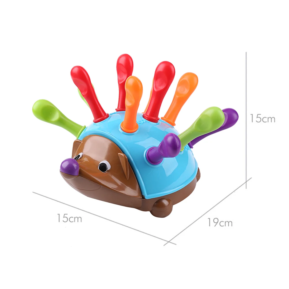 2021 Montessori Inserted Hedgehog Toy Fun Plastic Game Early Education For Focus Training Baby Educational | Игрушки и хобби