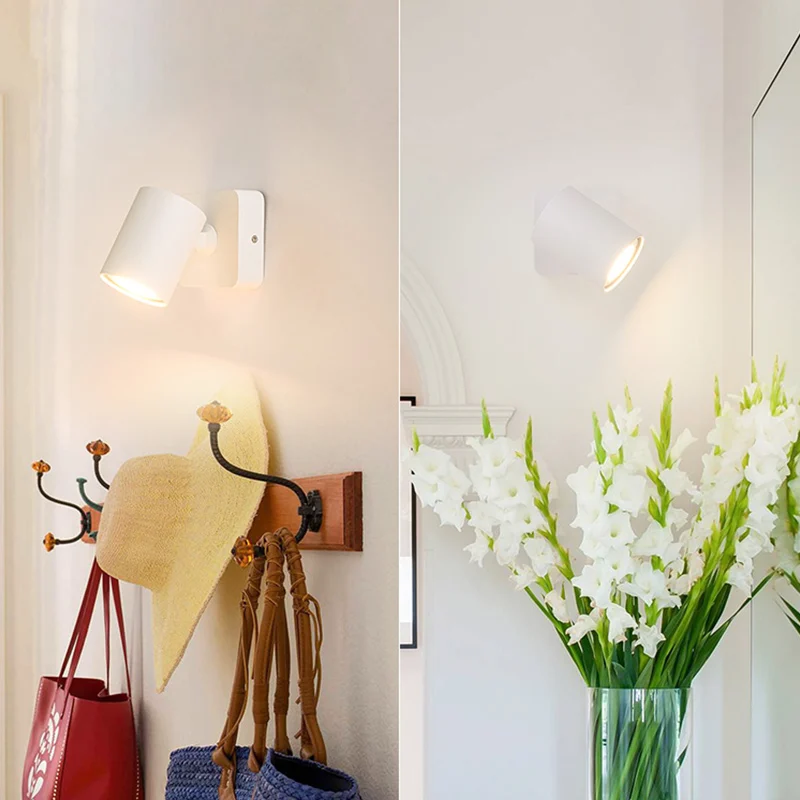 Новые светодиодный настенные светильники складывающиеся на 90 ° вращение 350 6 Вт