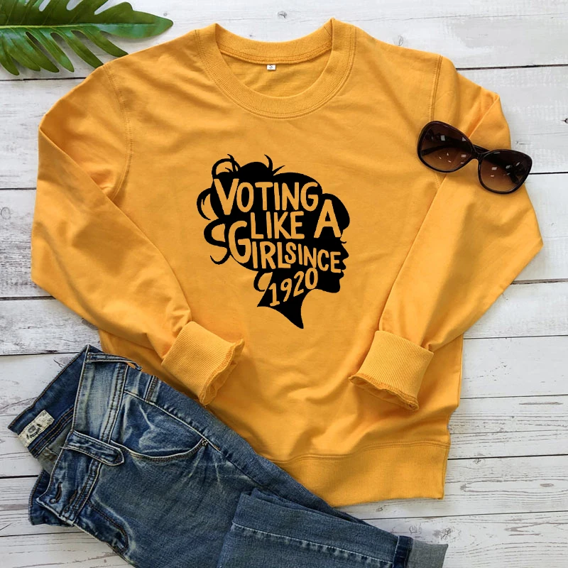 Женский свитшот с надписью Vote Like A Girl 1920 года