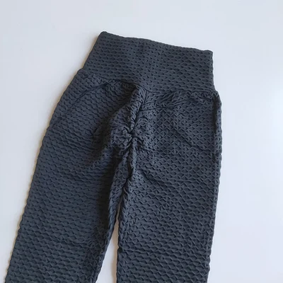 

Mesh Knitting Pants Women High Waist Push Up Seamless Sport Legging Gym Tights Quick Dry Running Fitness Pants Joggers Women #2