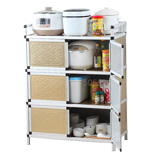 Кухня шкафу нержавеющая сталь многофункциональный шкаф для хранения плита Шкаф