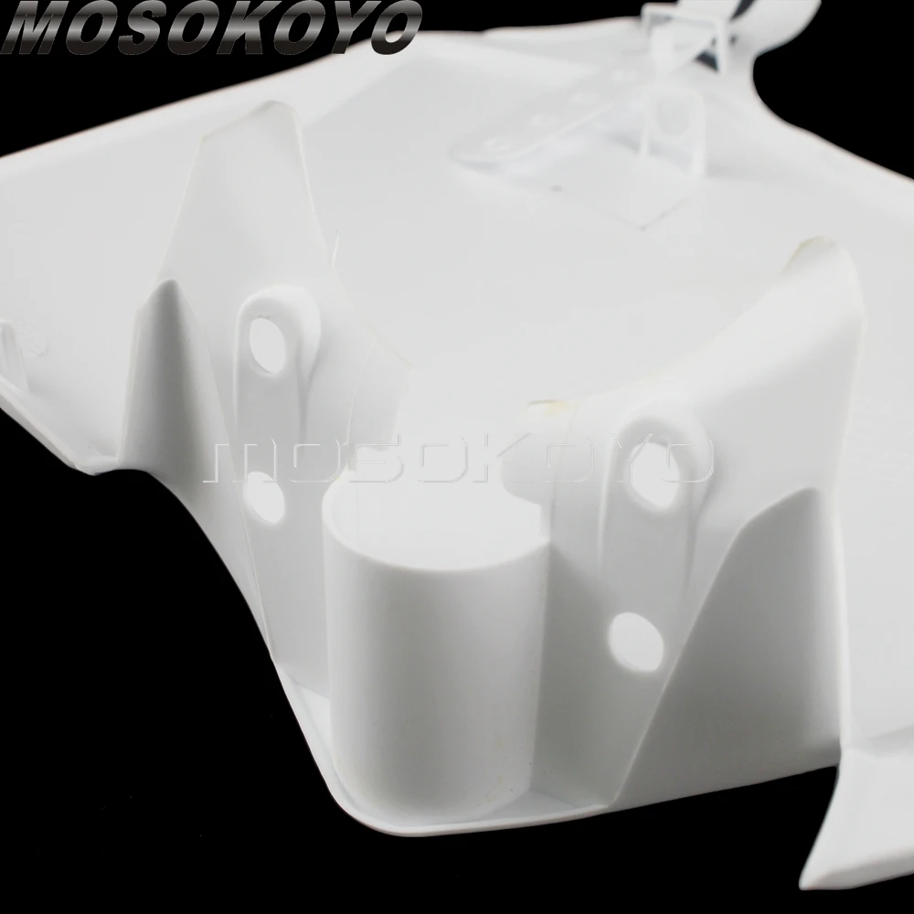 PP пластик для мотокросса Байк Белый Передний Номерной Знак Для Honda CRF450R 2009 2012 CRF250R