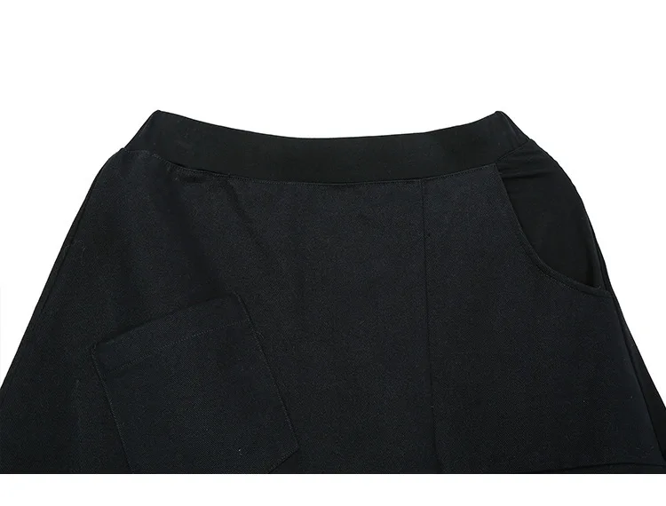 LANMREM может отправить 2020 осенние модные Новые лоскутные брюки из двух частей