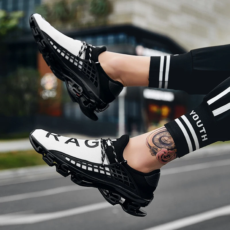 2019 Новая повседневная мужская обувь дышащая Летняя Сетка мужские удобные модные