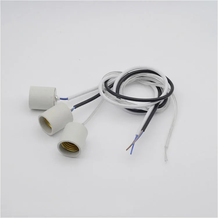 1 шт. высокотемпературный керамический держатель лампы гнездо Pandent с винтами и