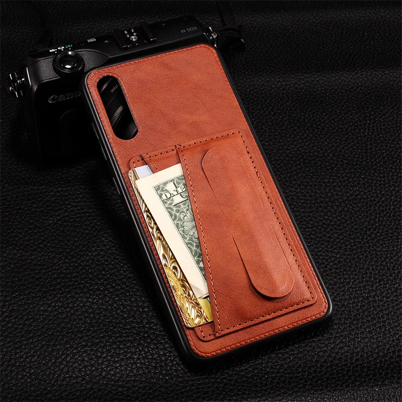 

Insertable card creative bracket mobile phone case suitable for Samsung A10 A20S A30 A40S A50S A70 anti-fall protective cover