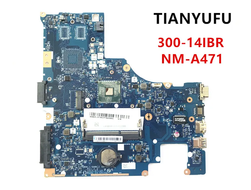 Материнская плата BMWC1/BMWC2 для ноутбука LENOVO 300-14IBR материнская с процессором (для