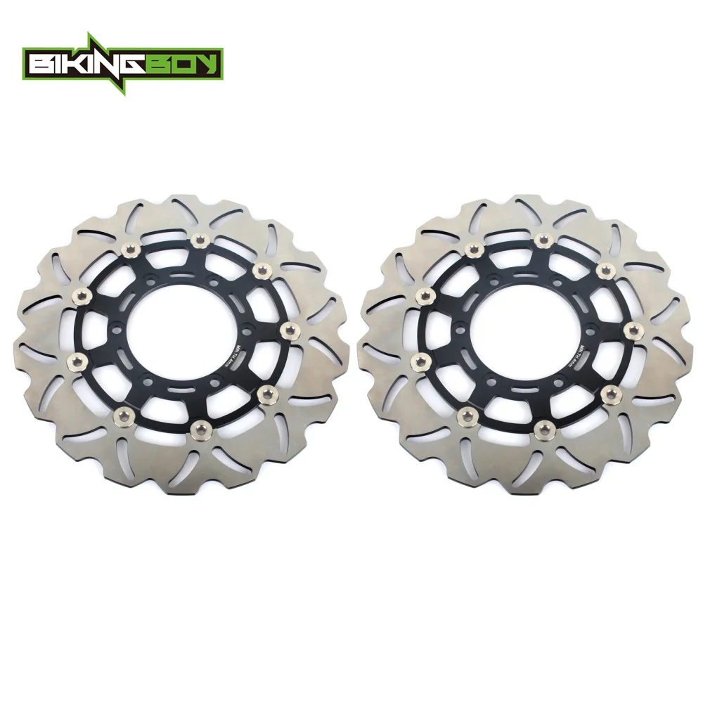 BIKINGBOY для SUZUKI GSXR 600 750 2011 2012 2013 2014 2015 GSX-R 1000 2009-2015 волнистые спереди и сзади тормозные