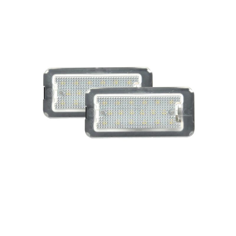 12 В 18SMD 2 шт ксеноновые лампы Белый светодиодный номер номерного знака свет лампы для Fiat 500 500C 2009