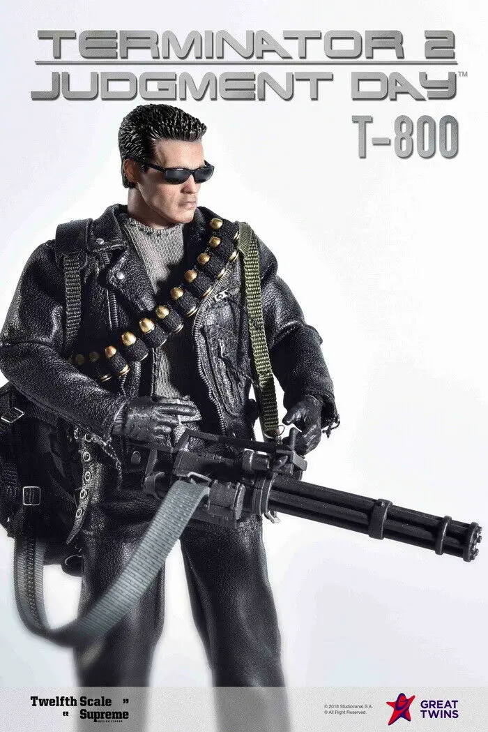 Отличная близнецов Терминатор 2: решение день T-800 Арнольд 1/12 рисунок | Игрушки и