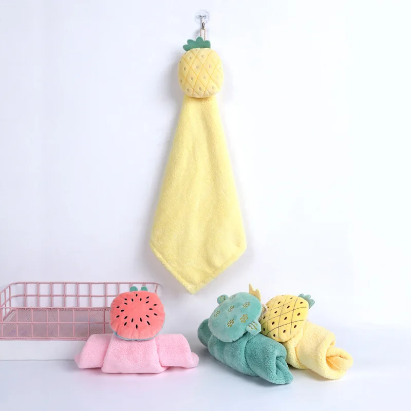 1 шт. Кухня ткань впитывающий нелиновая тряпки с рисунками фруктов для