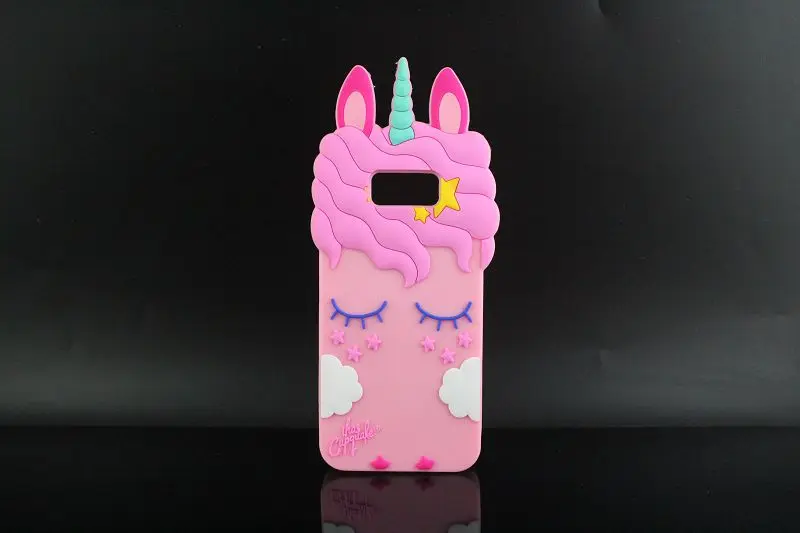 Для samsung galaxy S10 S9 Plus S8 S7 Edge Note 9 8 3D Салли Единорог медведь мультфильм силиконовый чехол для сотового телефона