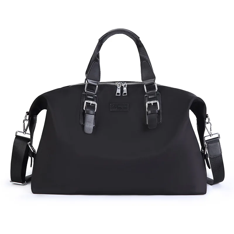 Дорожная сумка 22 дюйма Черная спортивная для фитнеса нейлоновая